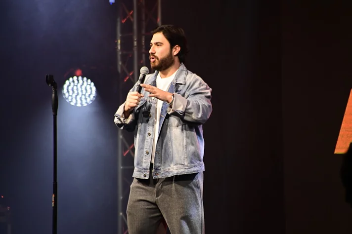 Bassem Youssef at Beirut Hall