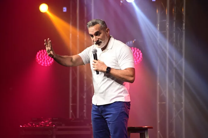 Bassem Youssef at Beirut Hall