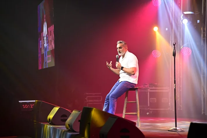 Bassem Youssef at Beirut Hall