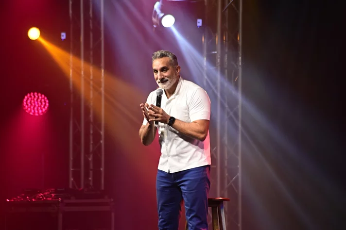 Bassem Youssef at Beirut Hall
