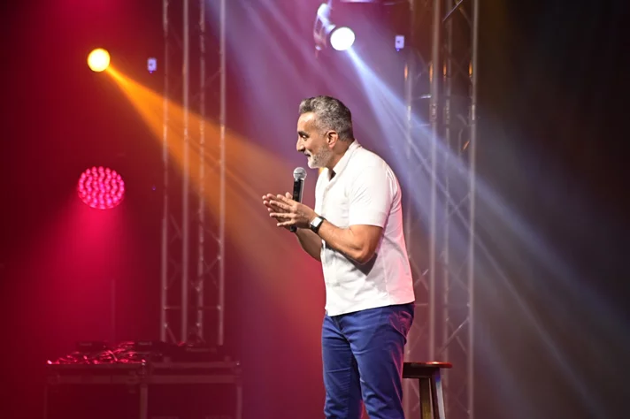 Bassem Youssef at Beirut Hall
