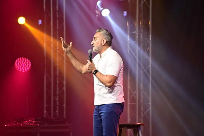Bassem Youssef at Beirut Hall