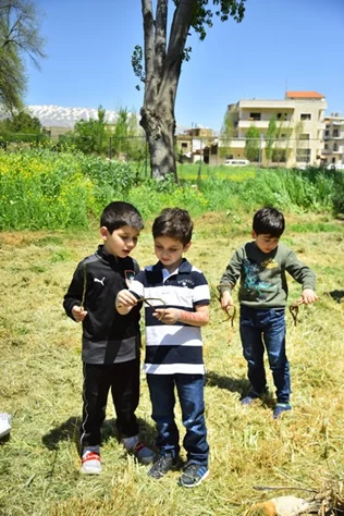 Georges birthday at SARWA by Bassma in Taanayel