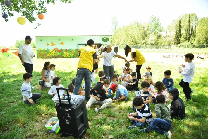 Georges birthday at SARWA by Bassma in Taanayel