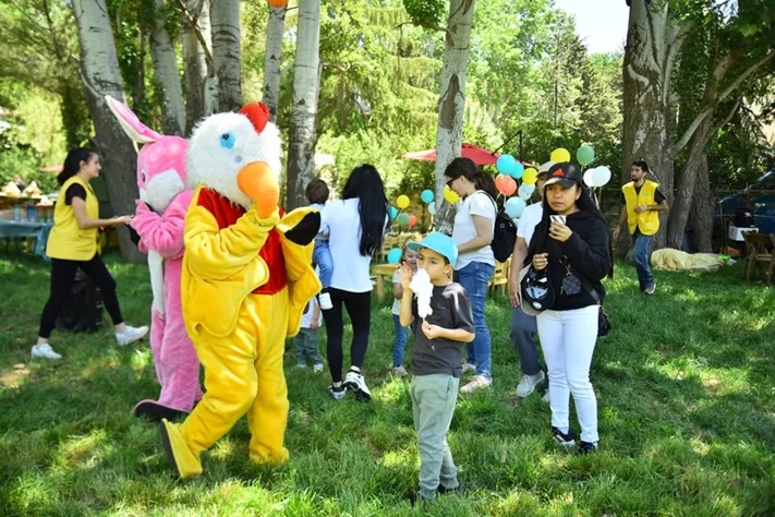 Georges birthday at SARWA by Bassma in Taanayel