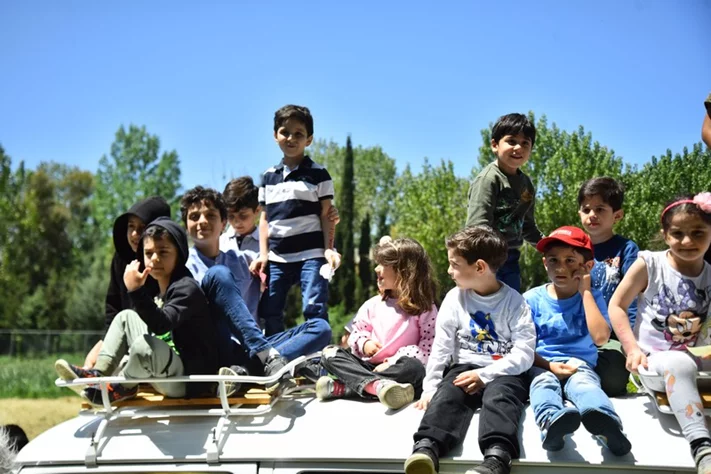 Georges birthday at SARWA by Bassma in Taanayel