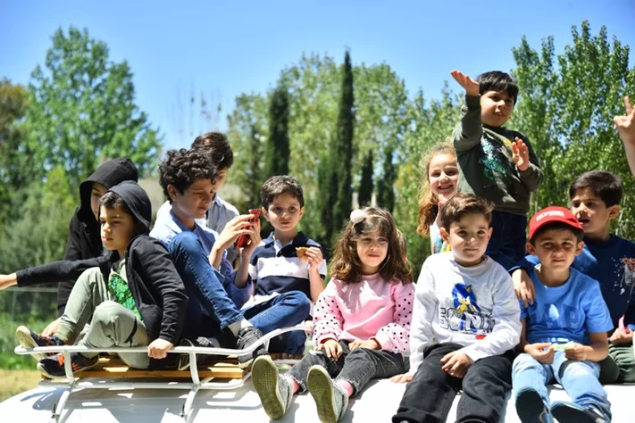 Georges birthday at SARWA by Bassma in Taanayel