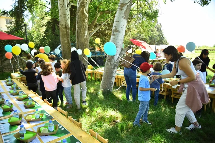 Georges birthday at SARWA by Bassma in Taanayel