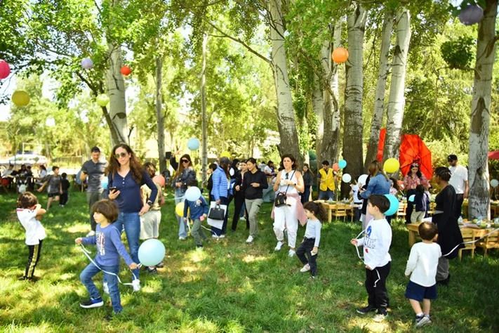 Georges birthday at SARWA by Bassma in Taanayel