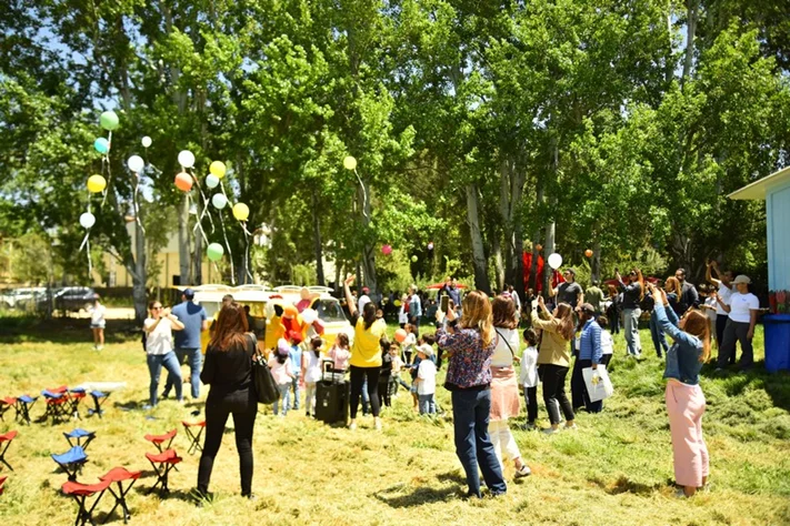 Georges birthday at SARWA by Bassma in Taanayel