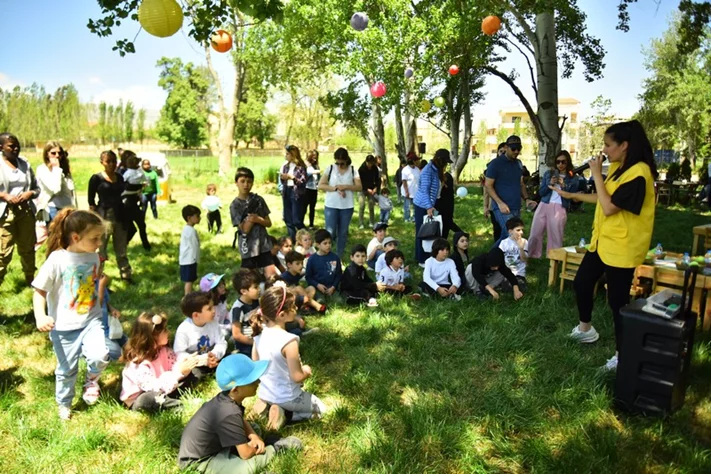 Georges birthday at SARWA by Bassma in Taanayel