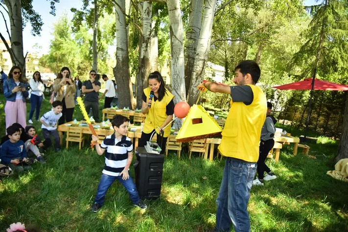 Georges birthday at SARWA by Bassma in Taanayel