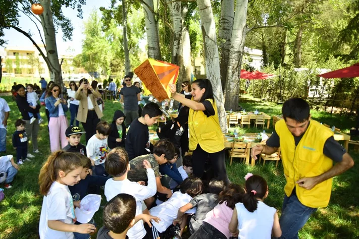 Georges birthday at SARWA by Bassma in Taanayel