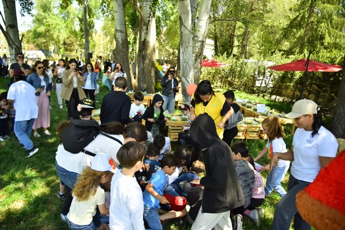Georges birthday at SARWA by Bassma in Taanayel