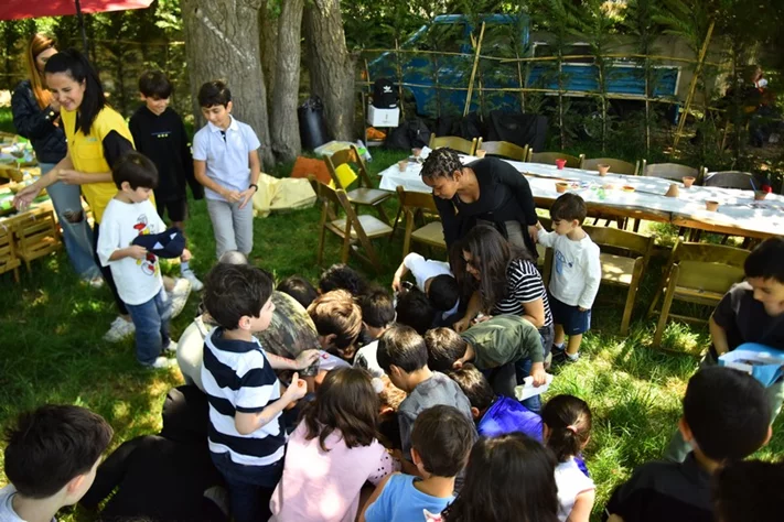 Georges birthday at SARWA by Bassma in Taanayel