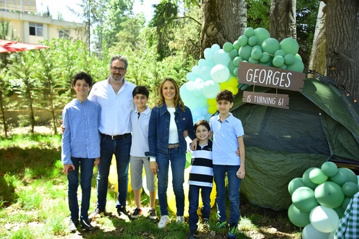 Georges birthday at SARWA by Bassma in Taanayel