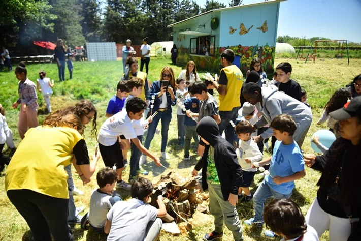 Georges birthday at SARWA by Bassma in Taanayel