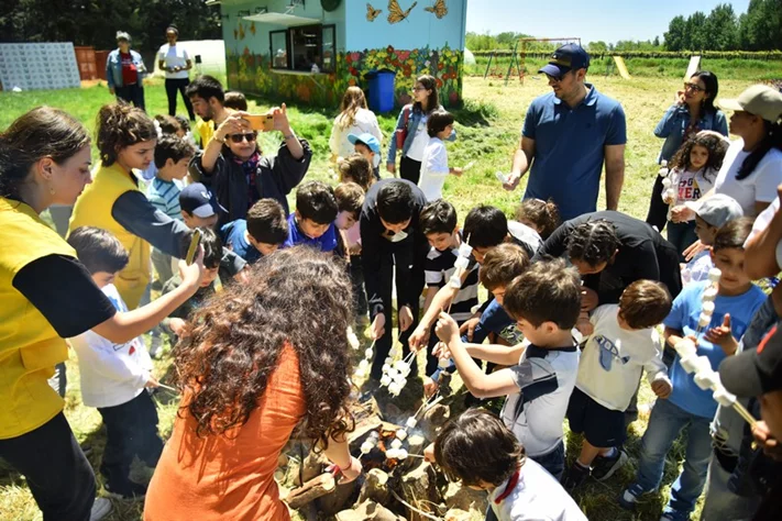 Georges birthday at SARWA by Bassma in Taanayel
