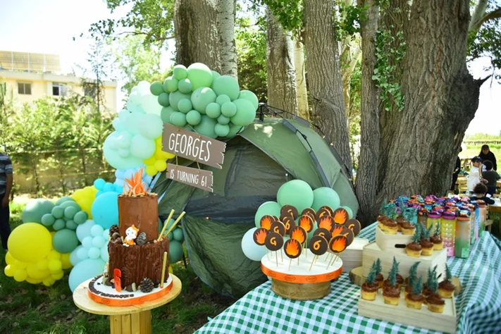 Georges birthday at SARWA by Bassma in Taanayel