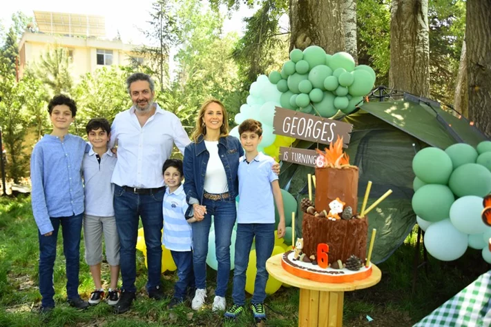 Georges birthday at SARWA by Bassma in Taanayel