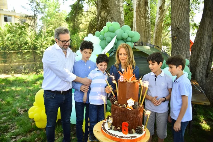 Georges birthday at SARWA by Bassma in Taanayel