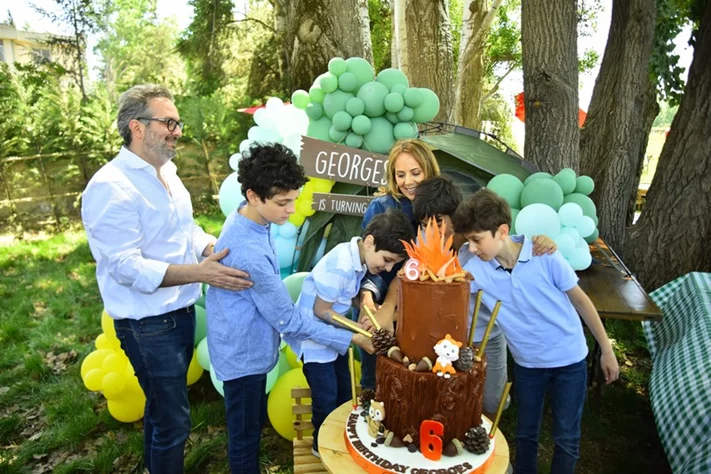 Georges birthday at SARWA by Bassma in Taanayel