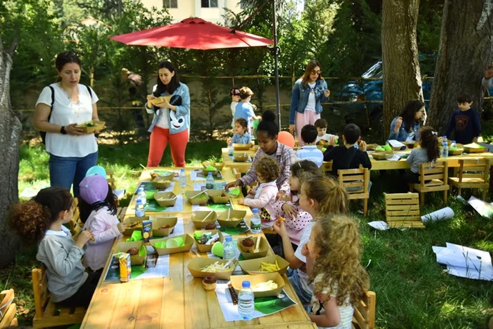 Georges birthday at SARWA by Bassma in Taanayel