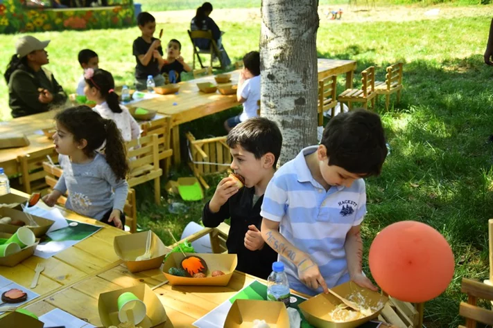 Georges birthday at SARWA by Bassma in Taanayel