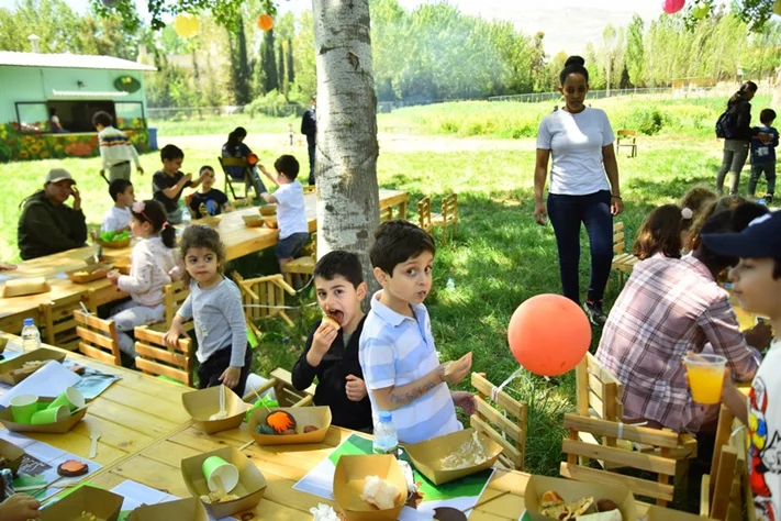 Georges birthday at SARWA by Bassma in Taanayel