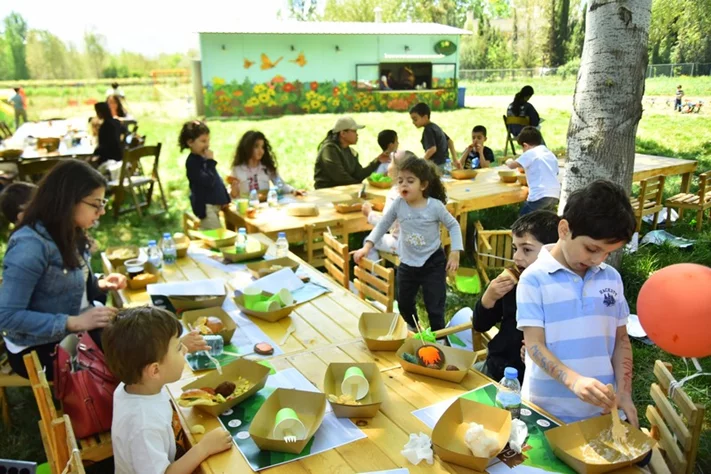 Georges birthday at SARWA by Bassma in Taanayel