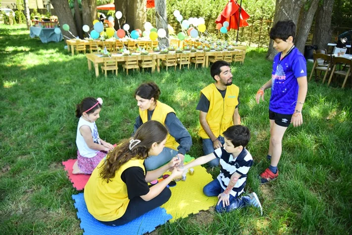 Georges birthday at SARWA by Bassma in Taanayel