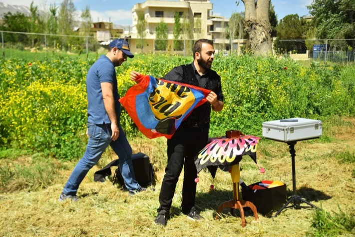 Georges birthday at SARWA by Bassma in Taanayel