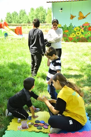 Georges birthday at SARWA by Bassma in Taanayel