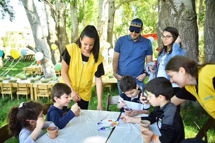 Georges birthday at SARWA by Bassma in Taanayel