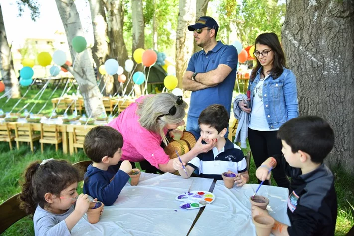 Georges birthday at SARWA by Bassma in Taanayel