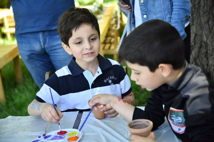 Georges birthday at SARWA by Bassma in Taanayel