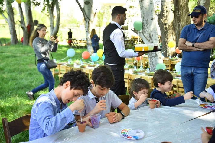 Georges birthday at SARWA by Bassma in Taanayel