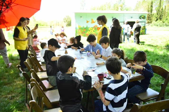 Georges birthday at SARWA by Bassma in Taanayel