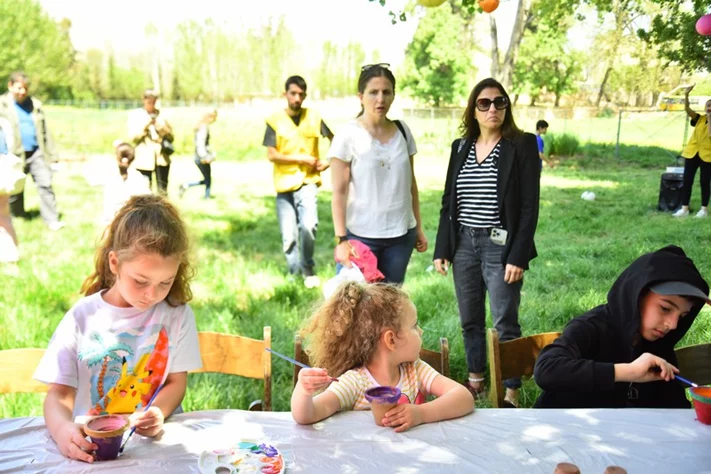 Georges birthday at SARWA by Bassma in Taanayel