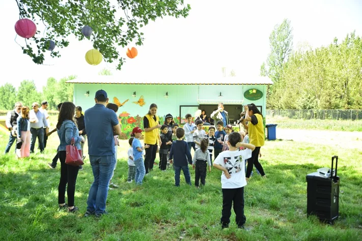 Georges birthday at SARWA by Bassma in Taanayel