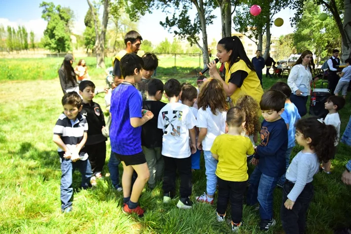 Georges birthday at SARWA by Bassma in Taanayel