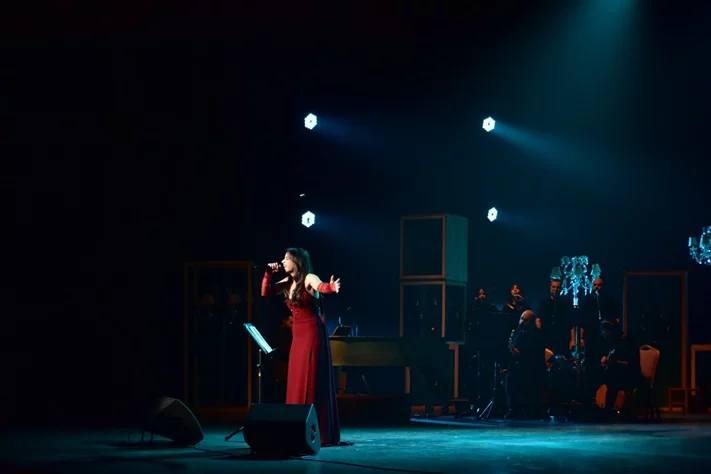 Carla Chamoun at Casino du Liban