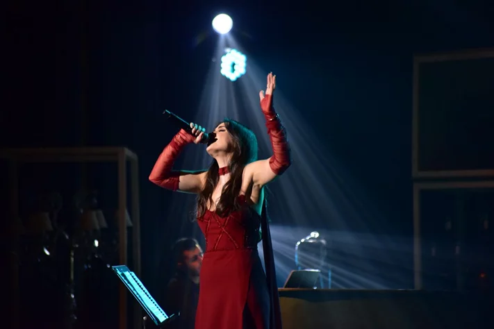 Carla Chamoun at Casino du Liban