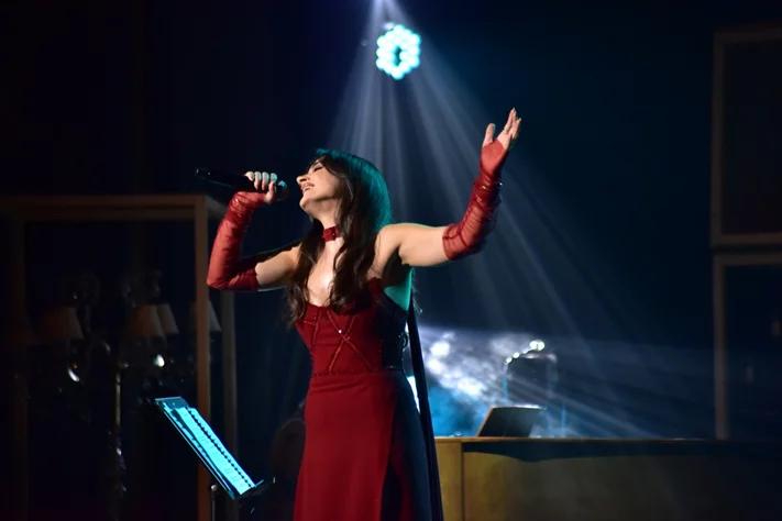 Carla Chamoun at Casino du Liban