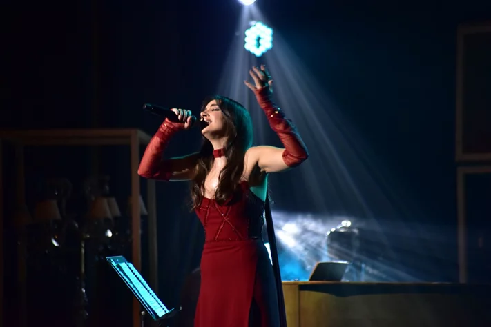 Carla Chamoun at Casino du Liban