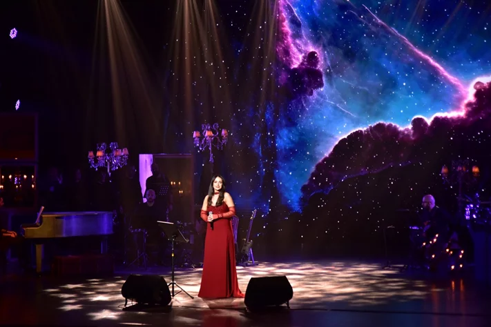 Carla Chamoun at Casino du Liban