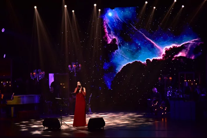 Carla Chamoun at Casino du Liban