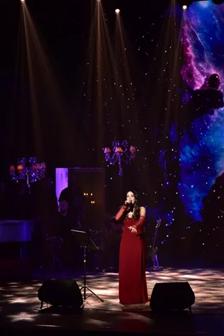 Carla Chamoun at Casino du Liban