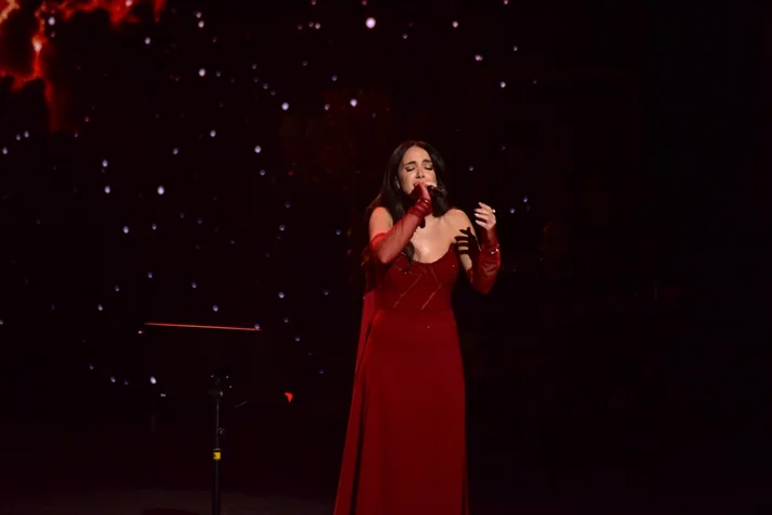 Carla Chamoun at Casino du Liban