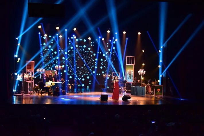 Carla Chamoun at Casino du Liban